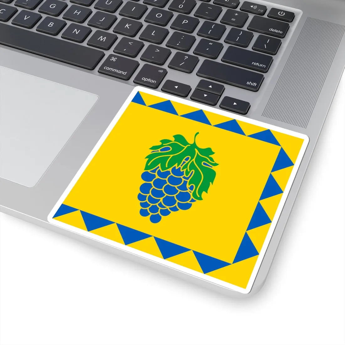 Flag of Vynnyky (Ukraine) STICKER Vinyl Kiss-Cut Decal - The Sticker Space