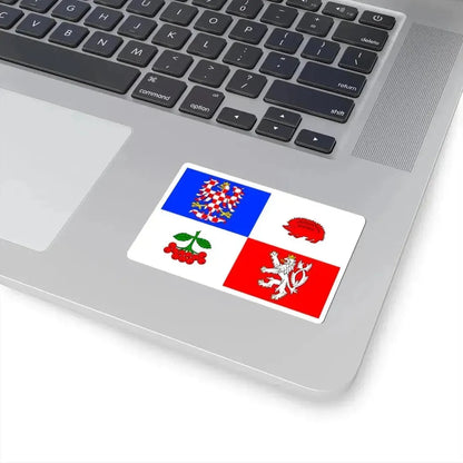 Flag of Vysocina Region (Czech Republic) STICKER Vinyl Kiss-Cut Decal - The Sticker Space