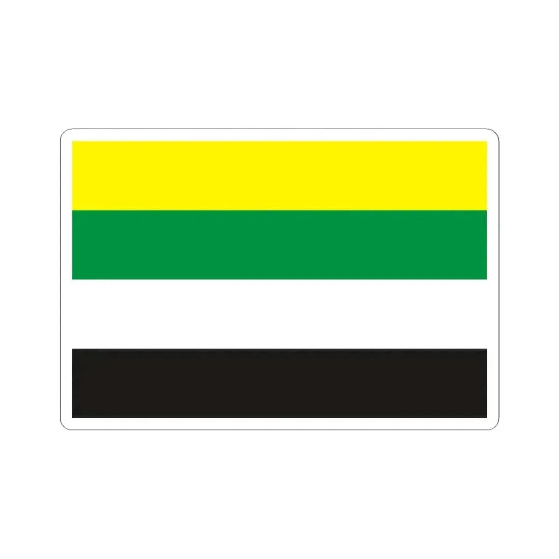 Flag of Waarschoot (Belgium) STICKER Vinyl Kiss-Cut Decal 2 Inch White - The Sticker Space