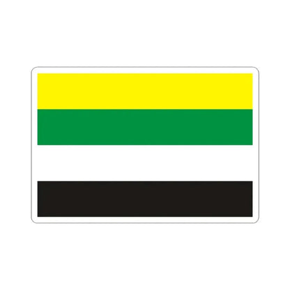 Flag of Waarschoot (Belgium) STICKER Vinyl Kiss-Cut Decal 3 Inch White - The Sticker Space