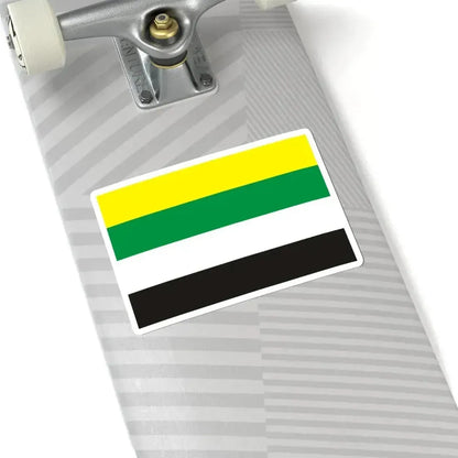 Flag of Waarschoot (Belgium) STICKER Vinyl Kiss-Cut Decal - The Sticker Space