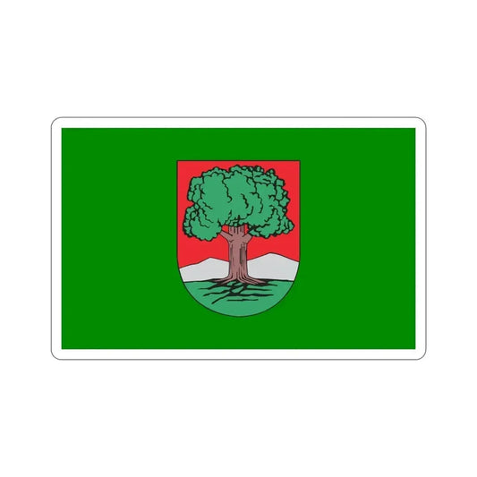 Flag of Wałbrzych Poland STICKER Vinyl Die-Cut Decal 6 Inch - The Sticker Space