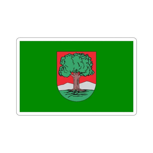 Flag of Wałbrzych Poland STICKER Vinyl Die-Cut Decal 6 Inch - The Sticker Space