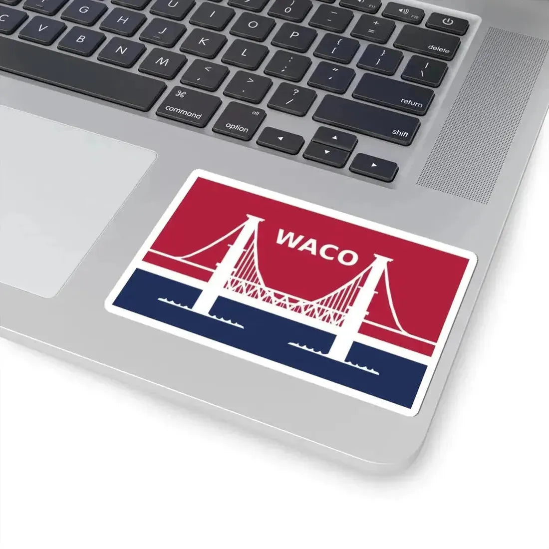 Flag of Waco Texas 1985-2024 (United States) STICKER Vinyl Kiss-Cut Decal - The Sticker Space