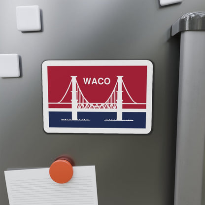 Flag of Waco Texas - Die-Cut Magnet-The Sticker Space