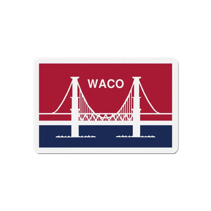 Flag of Waco Texas - Refrigerator Magnet 6 Inch - The Sticker Space