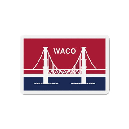 Flag of Waco Texas - Refrigerator Magnet - The Sticker Space