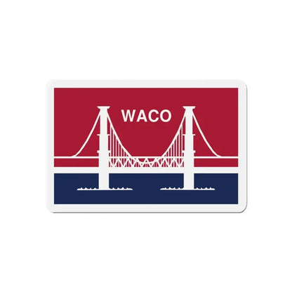 Flag of Waco Texas - Refrigerator Magnet - The Sticker Space
