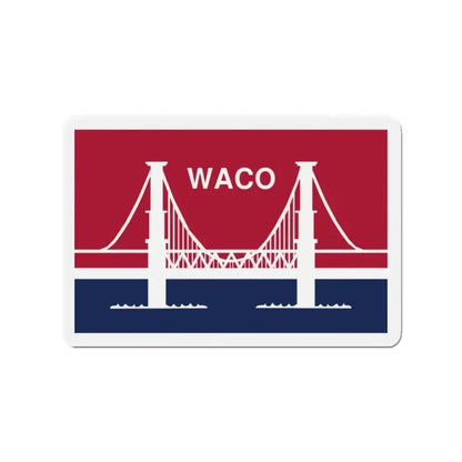 Flag of Waco Texas - Refrigerator Magnet - The Sticker Space