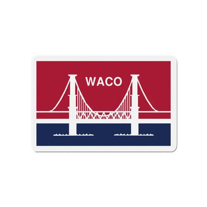 Flag of Waco Texas - Refrigerator Magnet - The Sticker Space