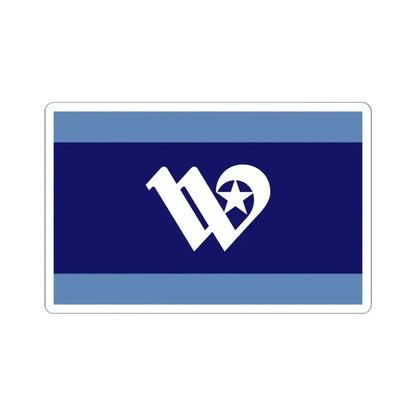Flag of Waco Texas (United States) STICKER Vinyl Kiss-Cut Decal 6 Inch White - The Sticker Space