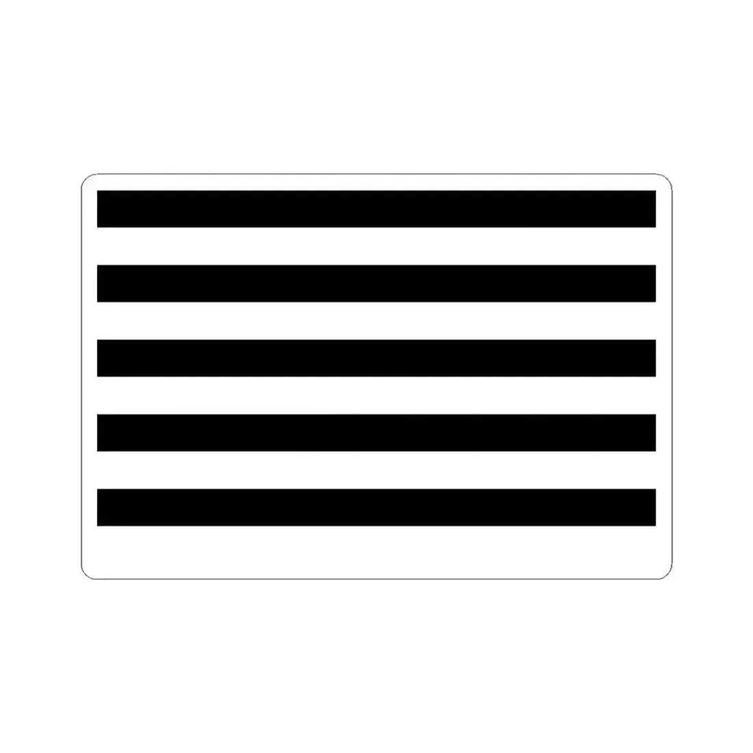 Flag of Waimes (Belgium) STICKER Vinyl Kiss-Cut Decal 3 Inch White - The Sticker Space