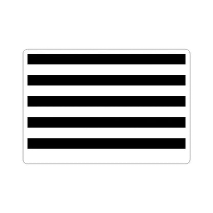 Flag of Waimes (Belgium) STICKER Vinyl Kiss-Cut Decal 3 Inch White - The Sticker Space