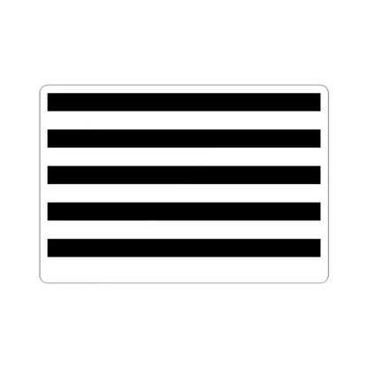 Flag of Waimes (Belgium) STICKER Vinyl Kiss-Cut Decal 4 Inch White - The Sticker Space