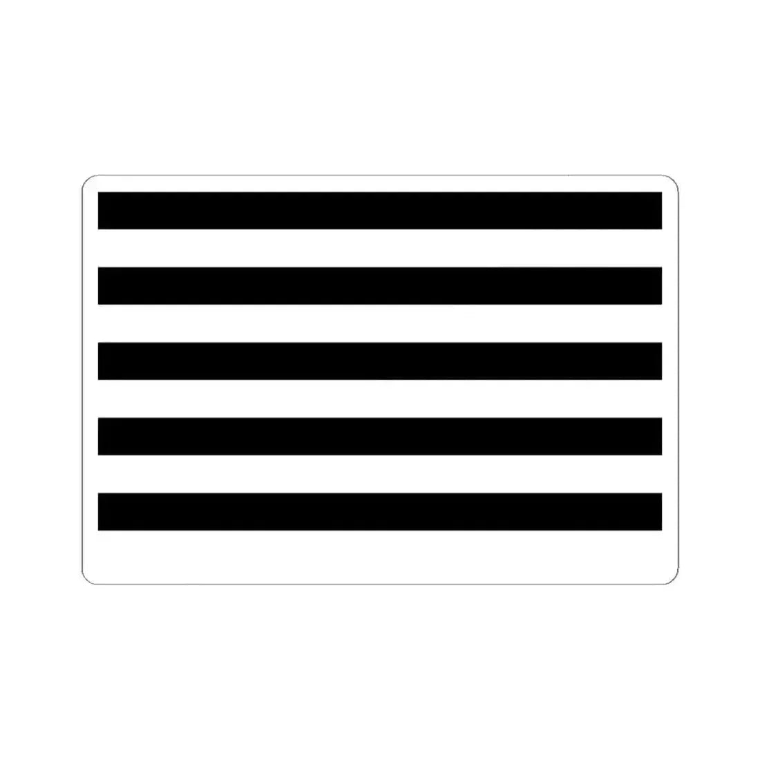 Flag of Waimes (Belgium) STICKER Vinyl Kiss-Cut Decal 6 Inch White - The Sticker Space