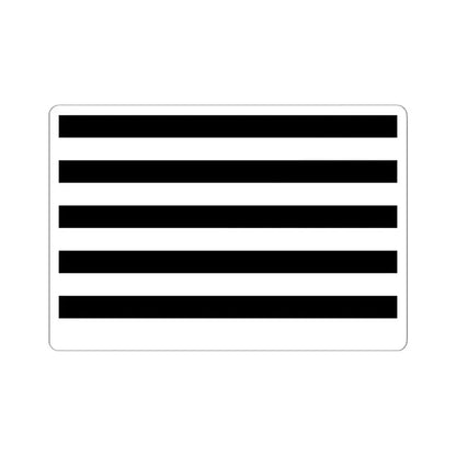 Flag of Waimes (Belgium) STICKER Vinyl Kiss-Cut Decal 6 Inch White - The Sticker Space