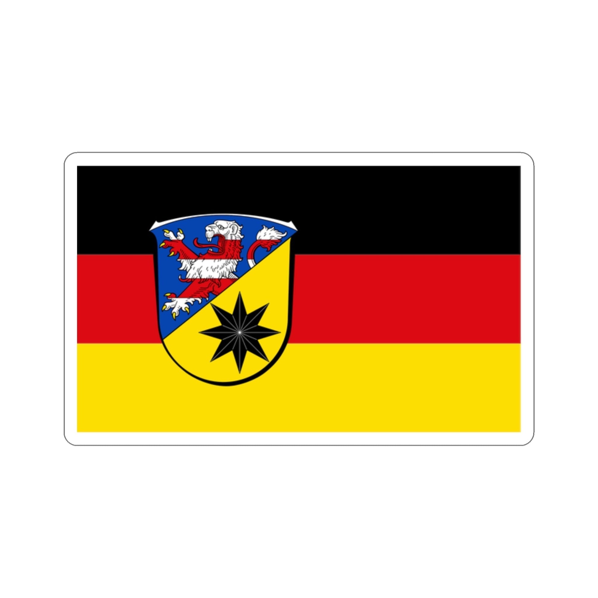 Flag of Waldeck Frankenberg Germany STICKER Vinyl Die-Cut Decal-2 Inch-The Sticker Space