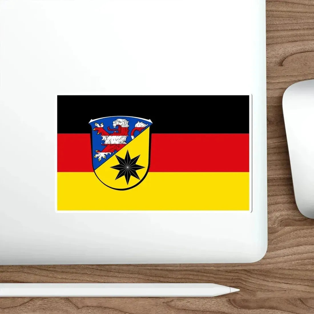 Flag of Waldeck Frankenberg Germany STICKER Vinyl Die-Cut Decal - The Sticker Space
