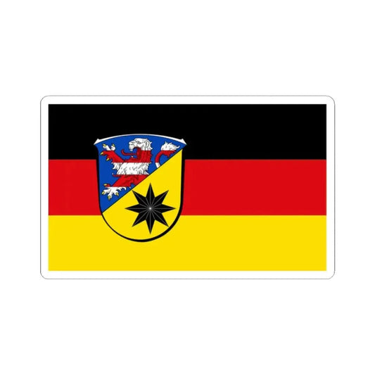 Flag of Waldeck Frankenberg Germany - STICKER Vinyl Kiss-Cut Decal 2 Inch White - The Sticker Space