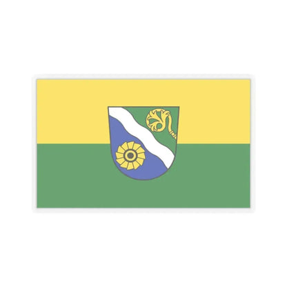 Flag of Waldshut Germany - STICKER Vinyl Kiss-Cut Decal 2 Inch Transparent - The Sticker Space