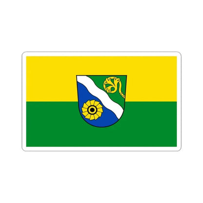 Flag of Waldshut Germany - STICKER Vinyl Kiss-Cut Decal 3 Inch White - The Sticker Space