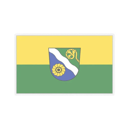 Flag of Waldshut Germany - STICKER Vinyl Kiss-Cut Decal 4 Inch Transparent - The Sticker Space