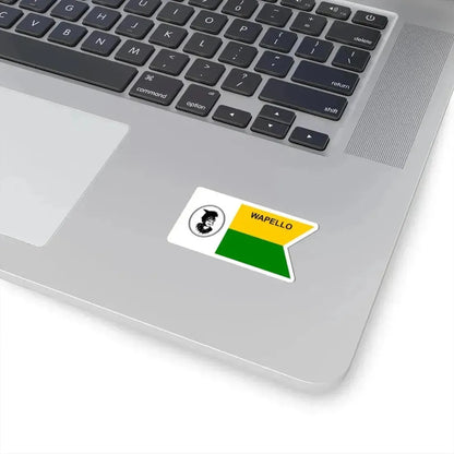 Flag of Wapello County Iowa Sesquicentennial (United States) STICKER Vinyl Kiss-Cut Decal - The Sticker Space