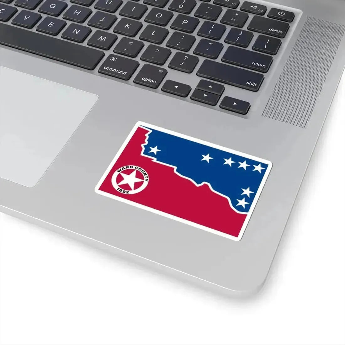 Flag of Ward County Texas (United States) STICKER Vinyl Kiss-Cut Decal - The Sticker Space