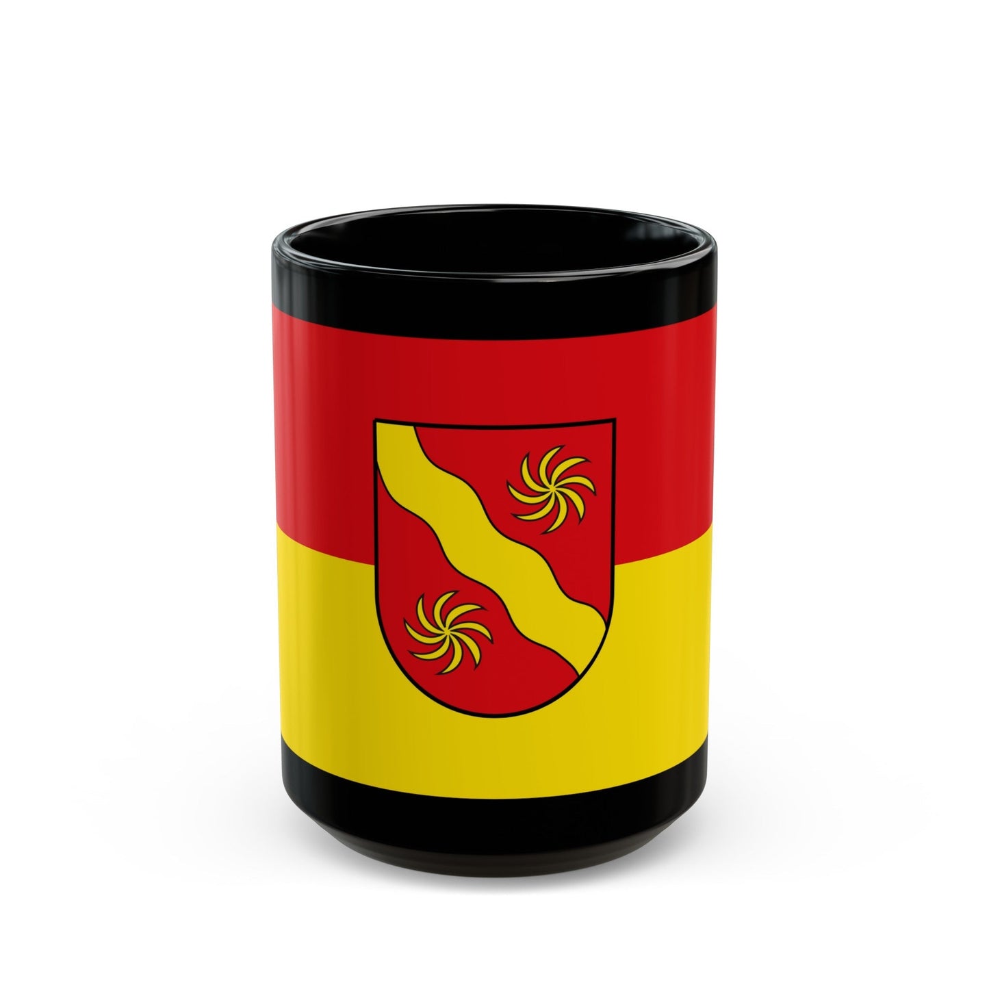 Flag of Warendorf Germany - Black Coffee Mug-15oz-The Sticker Space