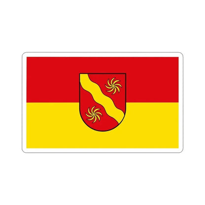 Flag of Warendorf Germany STICKER Vinyl Die-Cut Decal 5 Inch - The Sticker Space