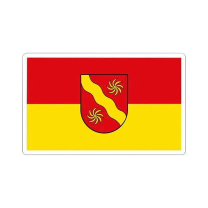 Flag of Warendorf Germany - STICKER Vinyl Kiss-Cut Decal 3 Inch White - The Sticker Space