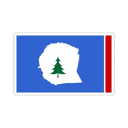 Flag of Warren County Tennessee (United States) STICKER Vinyl Kiss-Cut Decal 6 Inch White - The Sticker Space