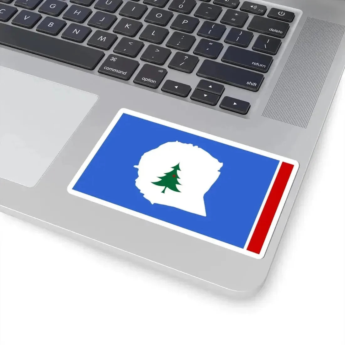 Flag of Warren County Tennessee (United States) STICKER Vinyl Kiss-Cut Decal - The Sticker Space