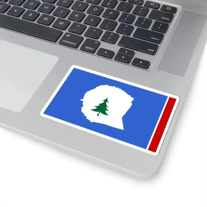 Flag of Warren County Tennessee (United States) STICKER Vinyl Kiss-Cut Decal - The Sticker Space