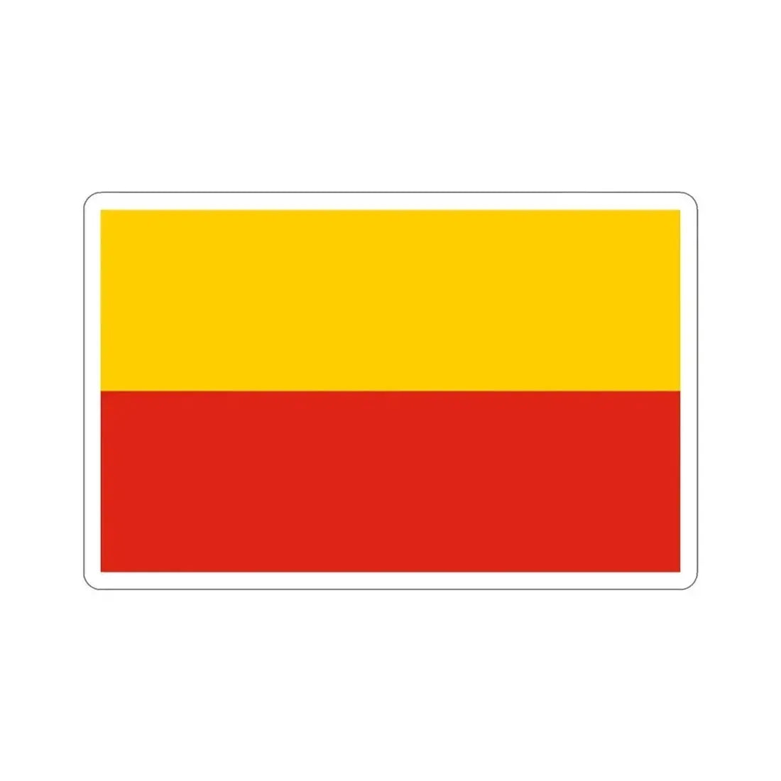 Flag of Warsaw Poland STICKER Vinyl Die-Cut Decal 2 Inch - The Sticker Space