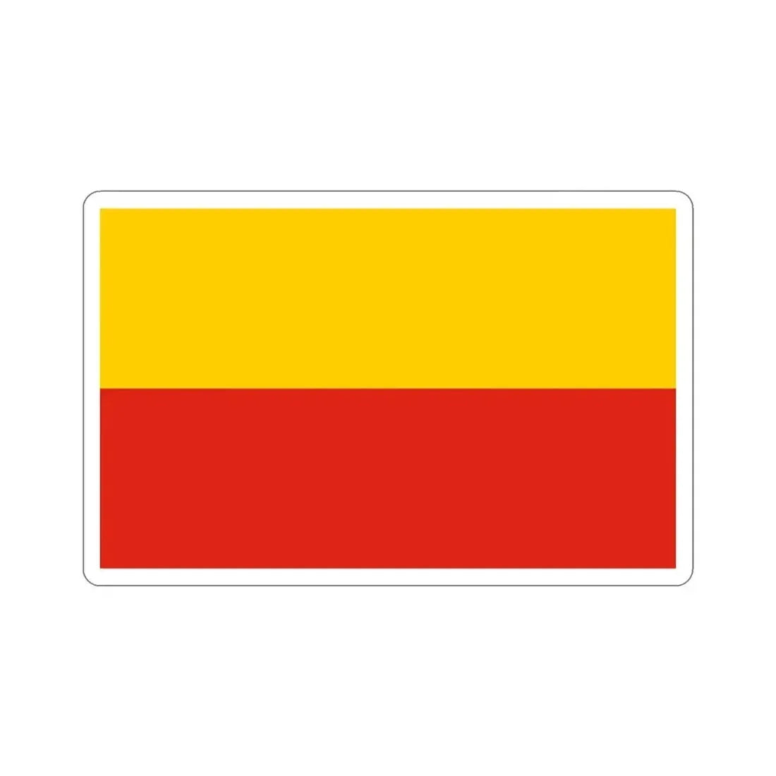 Flag of Warsaw Poland STICKER Vinyl Die-Cut Decal 2 Inch - The Sticker Space