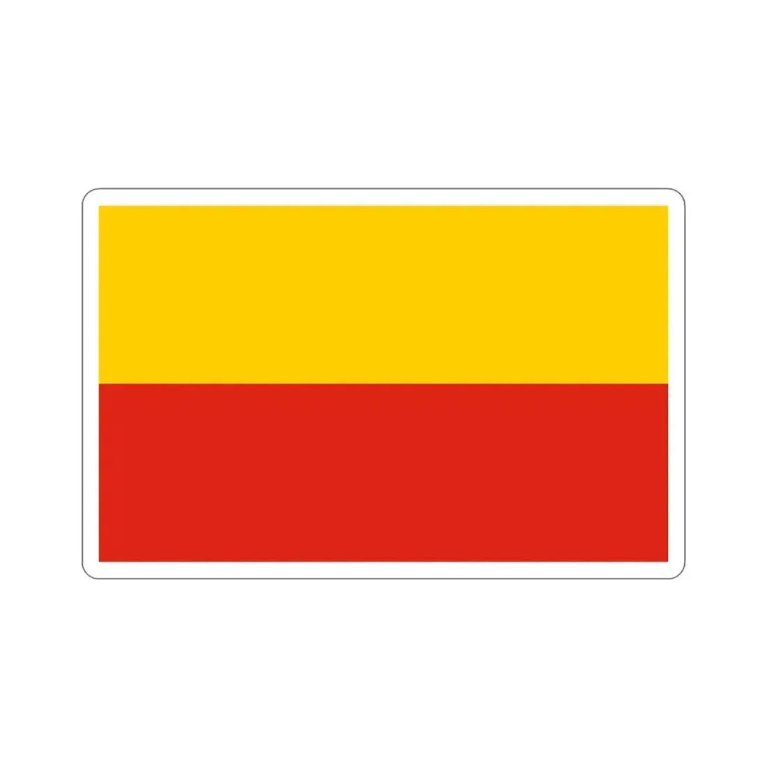 Flag of Warsaw Poland STICKER Vinyl Die-Cut Decal 3 Inch - The Sticker Space