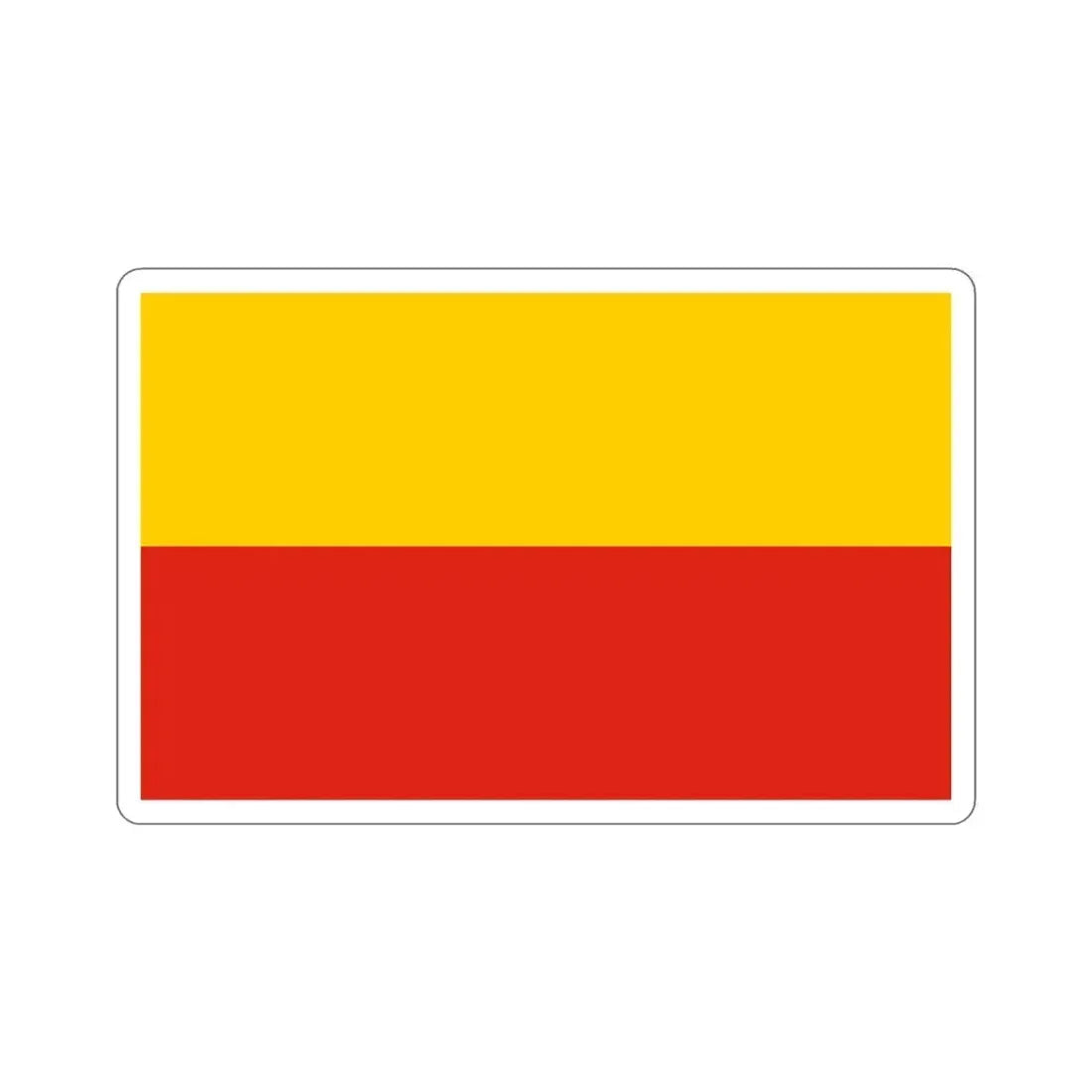 Flag of Warsaw Poland STICKER Vinyl Die-Cut Decal 3 Inch - The Sticker Space