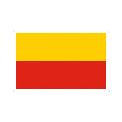 Flag of Warsaw Poland STICKER Vinyl Die-Cut Decal 4 Inch - The Sticker Space