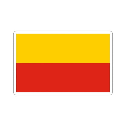 Flag of Warsaw Poland STICKER Vinyl Die-Cut Decal 4 Inch - The Sticker Space