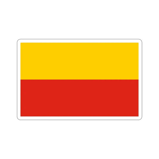 Flag of Warsaw Poland STICKER Vinyl Die-Cut Decal 6 Inch - The Sticker Space