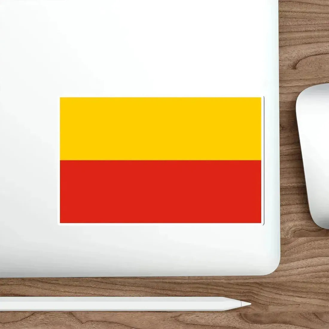 Flag of Warsaw Poland STICKER Vinyl Die-Cut Decal - The Sticker Space