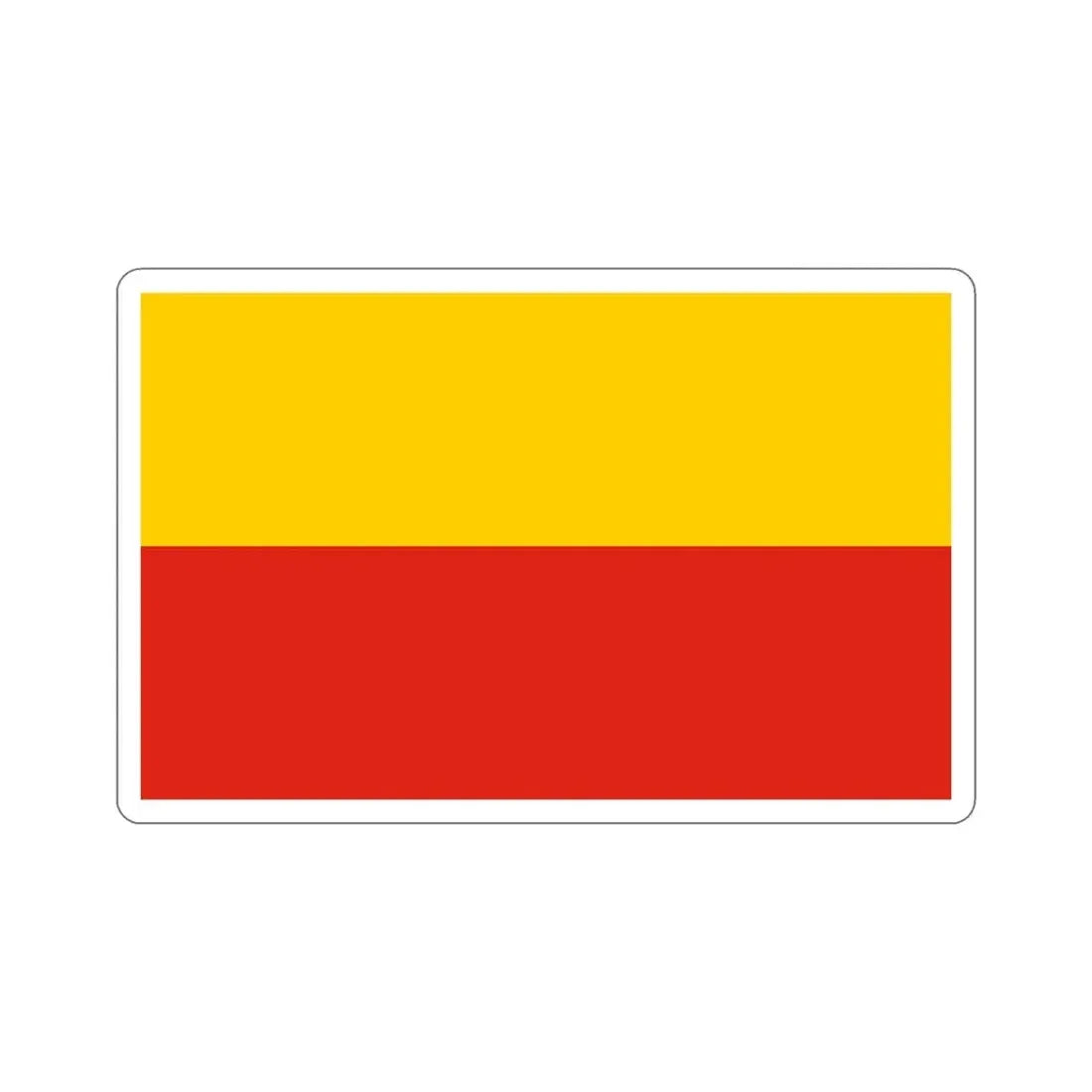 Flag of Warsaw Poland STICKER Vinyl Die-Cut Decal - The Sticker Space