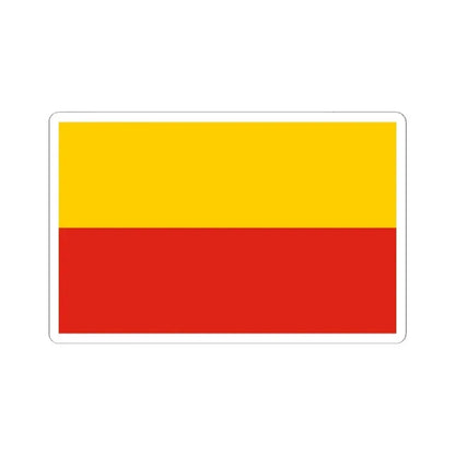 Flag of Warsaw Poland - STICKER Vinyl Kiss-Cut Decal 2 Inch White - The Sticker Space