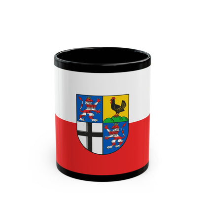 Flag of Wartburgkreis Germany - Black Coffee Mug-11oz-The Sticker Space