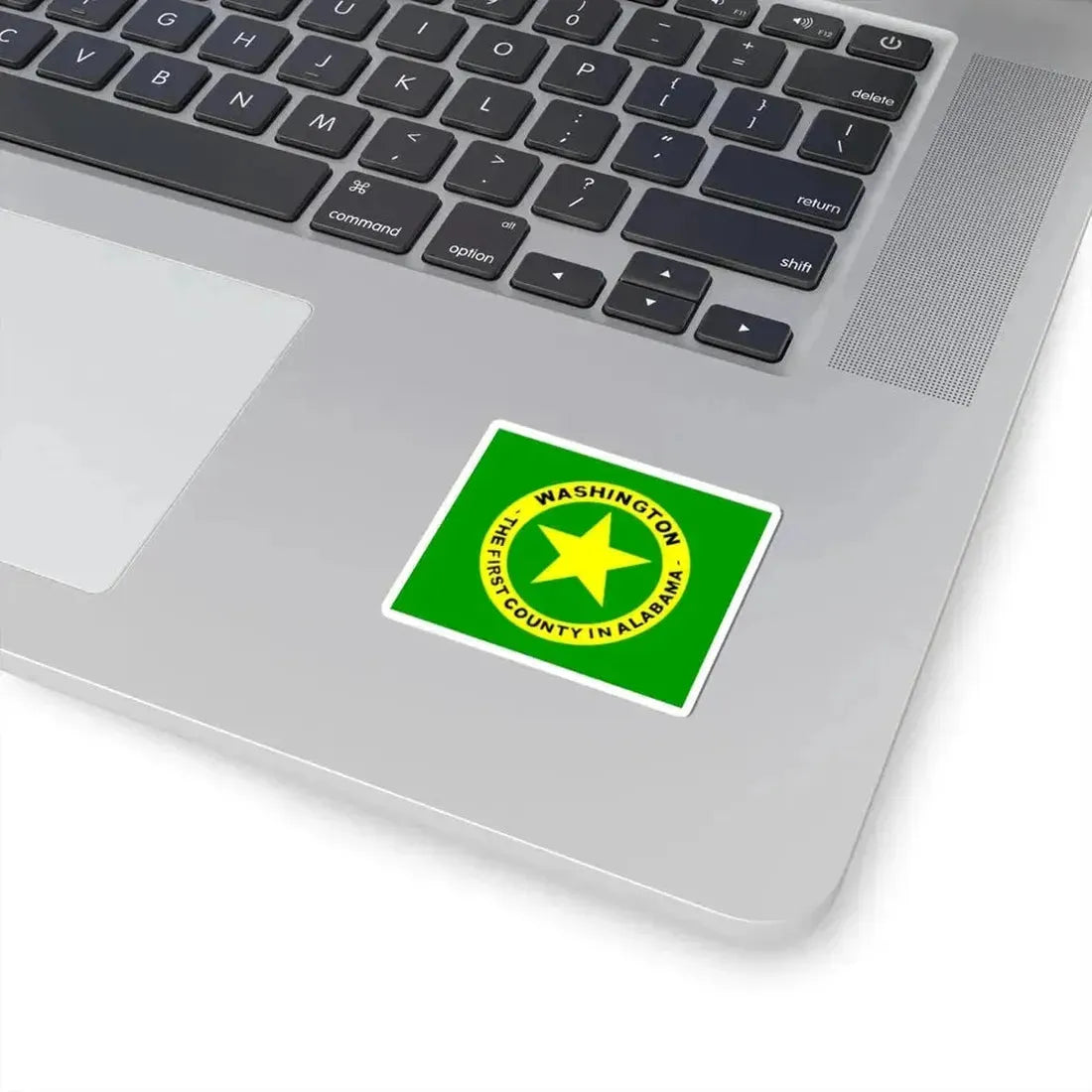 Flag of Washington County Alabama (United States) STICKER Vinyl Kiss-Cut Decal - The Sticker Space