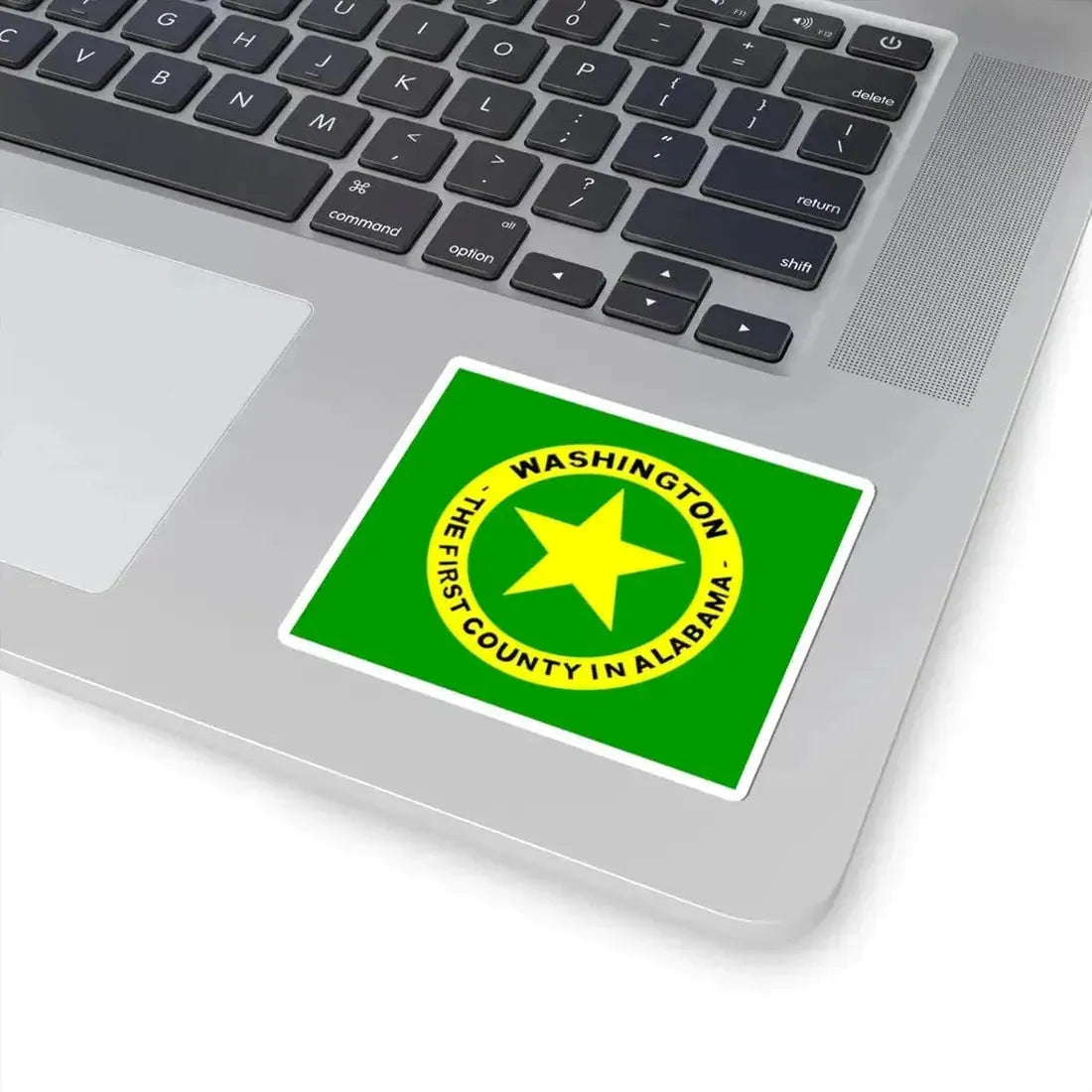 Flag of Washington County Alabama (United States) STICKER Vinyl Kiss-Cut Decal - The Sticker Space