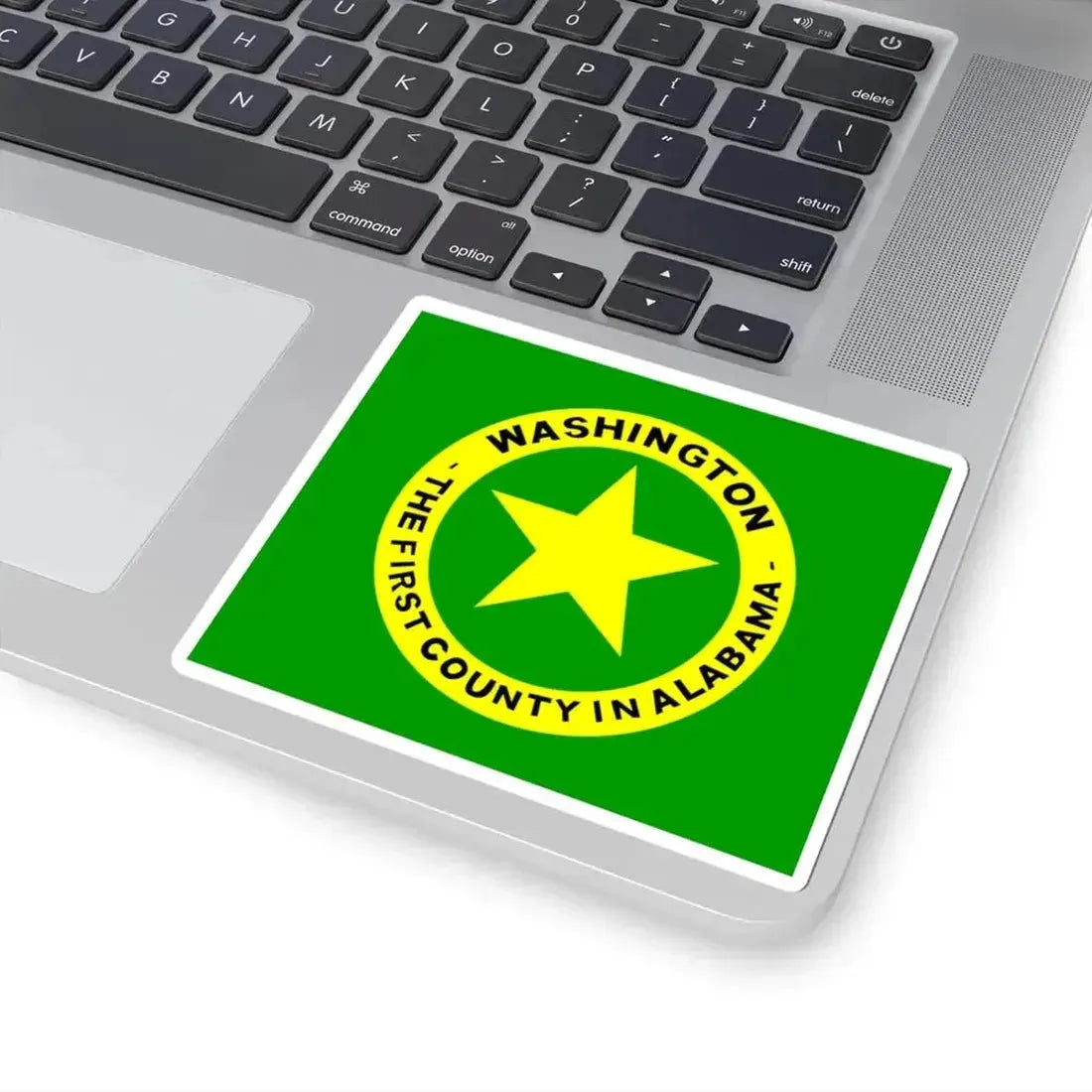 Flag of Washington County Alabama (United States) STICKER Vinyl Kiss-Cut Decal - The Sticker Space
