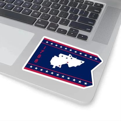 Flag of Washington County Ohio (United States) STICKER Vinyl Kiss-Cut Decal - The Sticker Space
