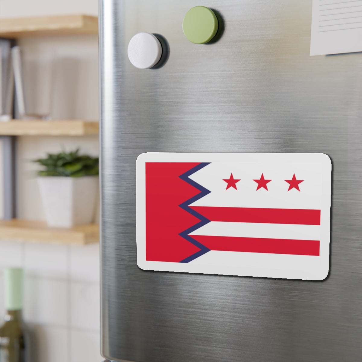 Flag of Washington Maine - Die-Cut Magnet-The Sticker Space